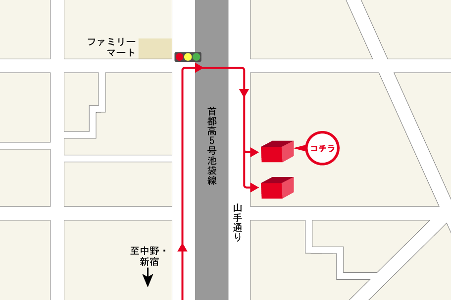 GR Garage 東京北池袋_迂回ルートのご案内