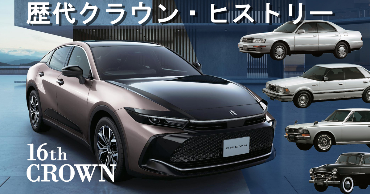 歴代クラウン・ヒストリー | トヨタモビリティ東京