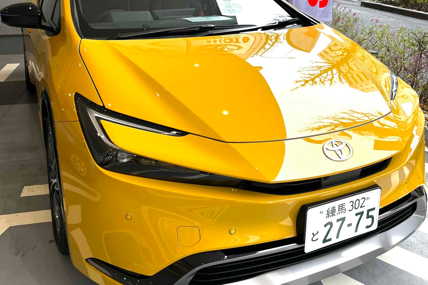 新型プリウス試乗車
