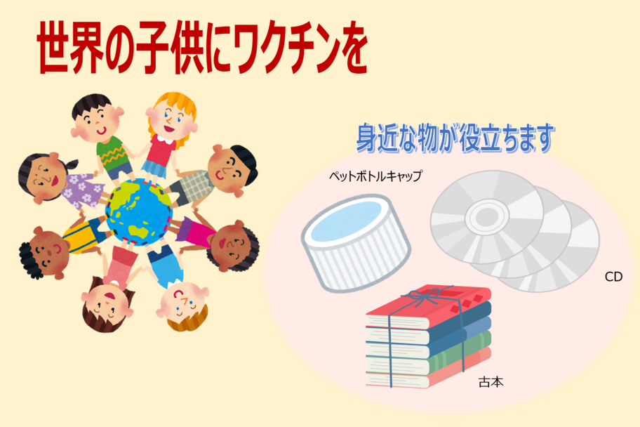 ペットボトルキャップ・せかワクブック回収