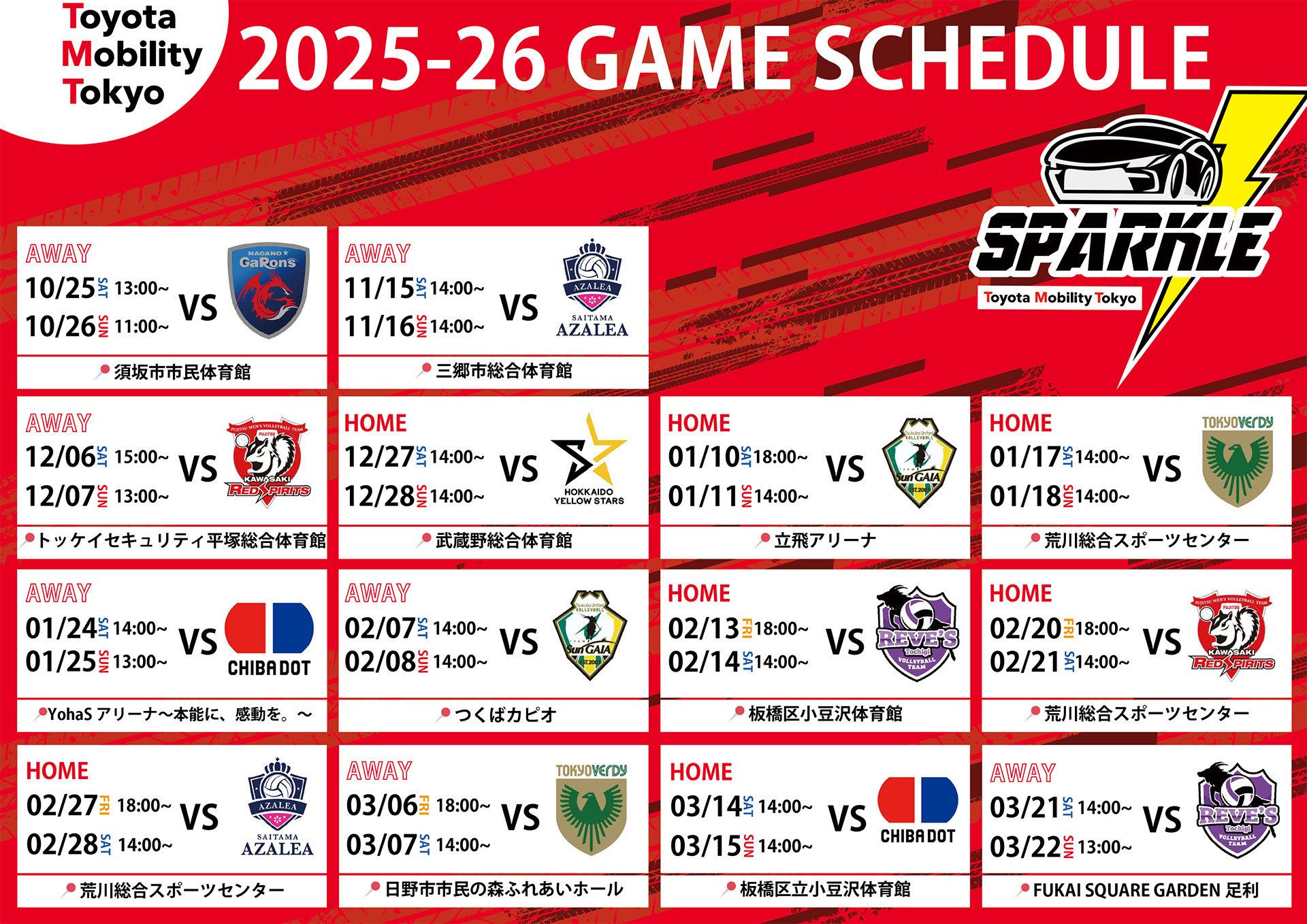 サイン入りバレーボール Vリーグ トヨタモビリティ東京スパークル サイン入りバレーボール Vリーグ トヨタモビリティ東京