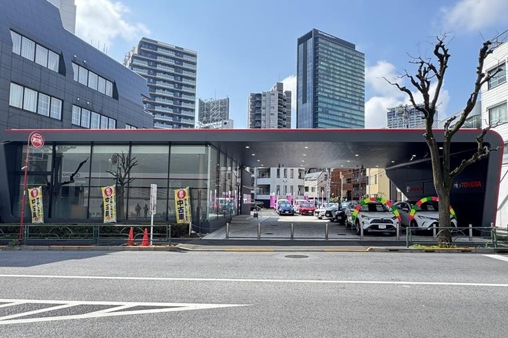 渋谷神泉店_中古車展示場外観