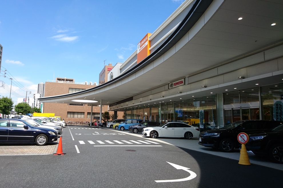 駐車場入り口側