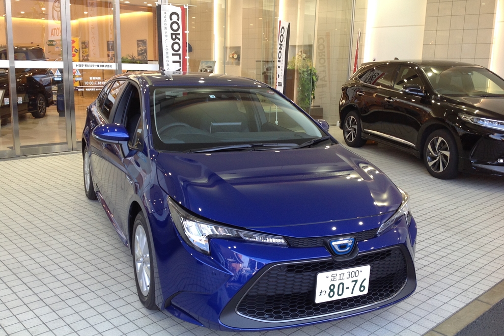 カローラ試乗車