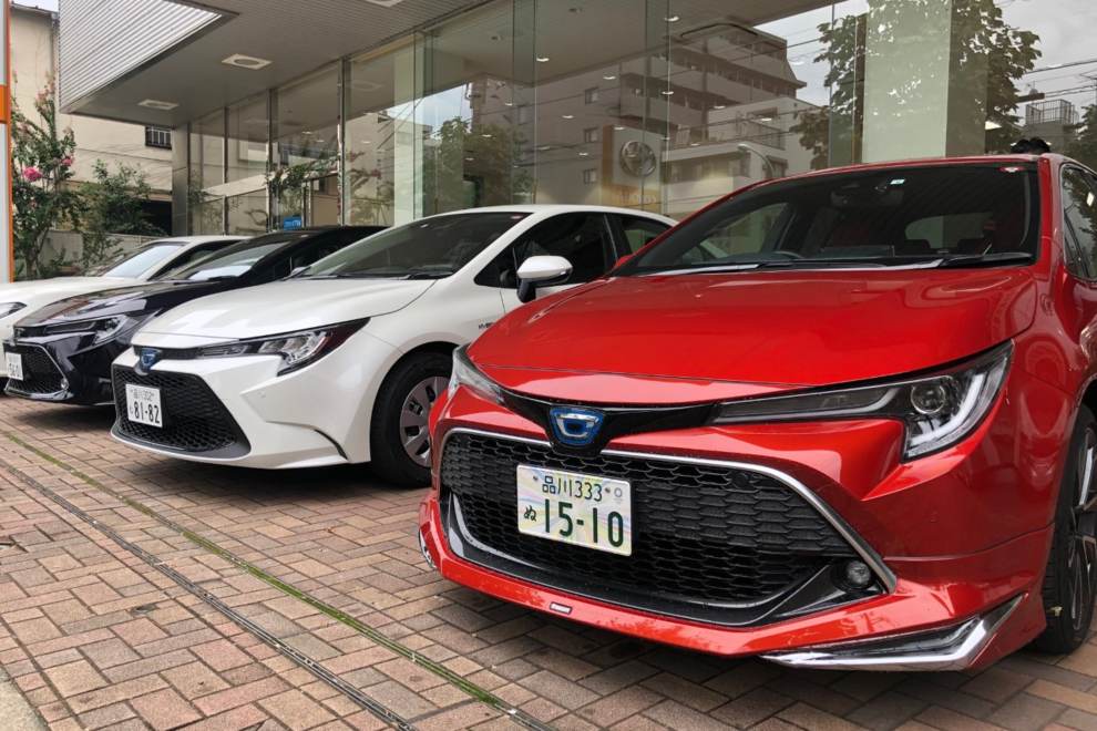 外 試乗車