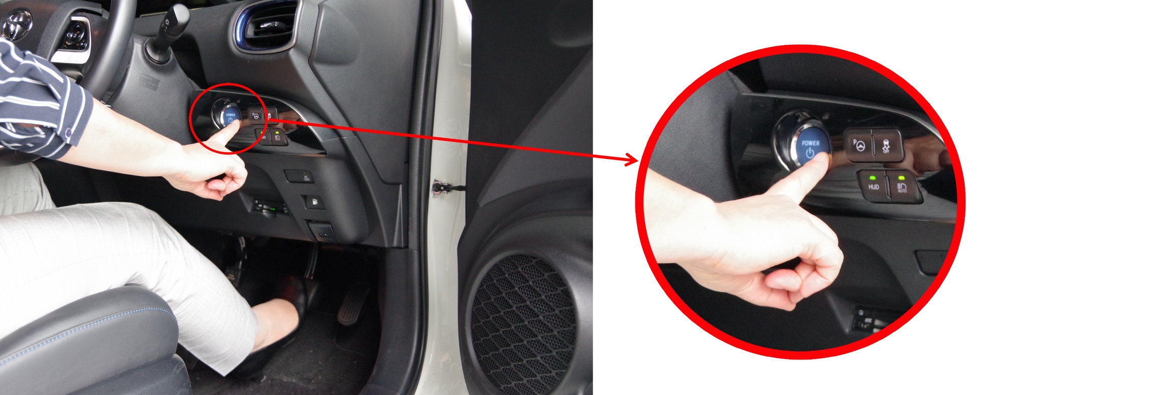 ハイブリッド車から家電に給電することができます