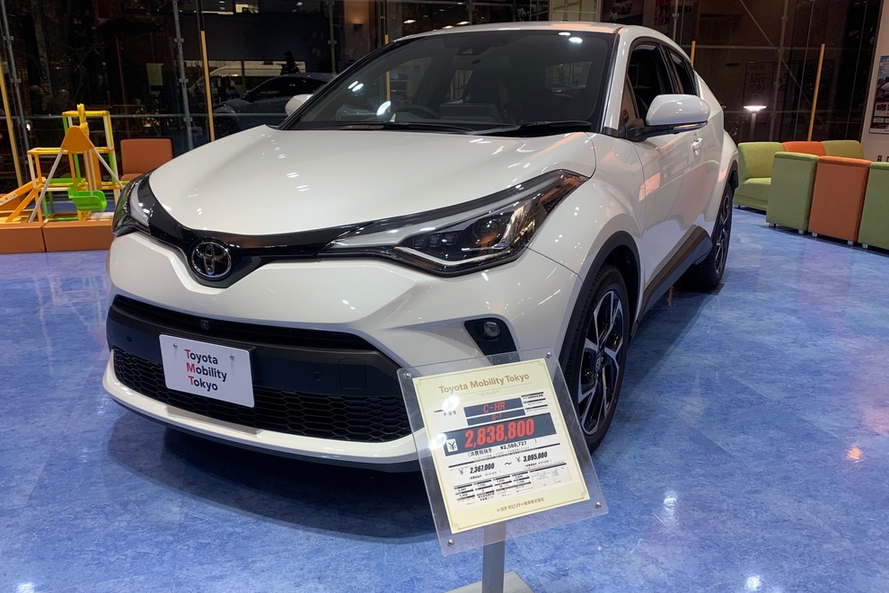 C-HR展示車