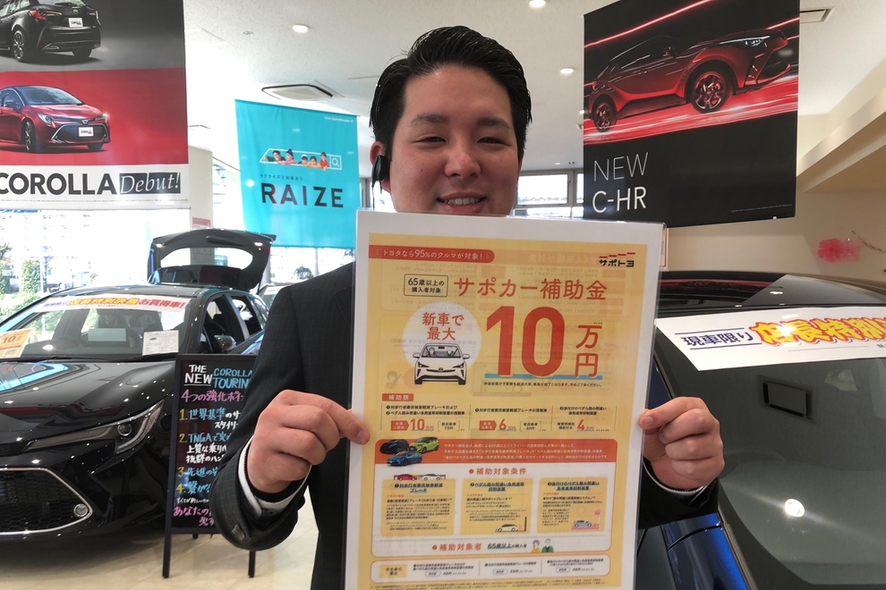 サポカー補助金10万円
