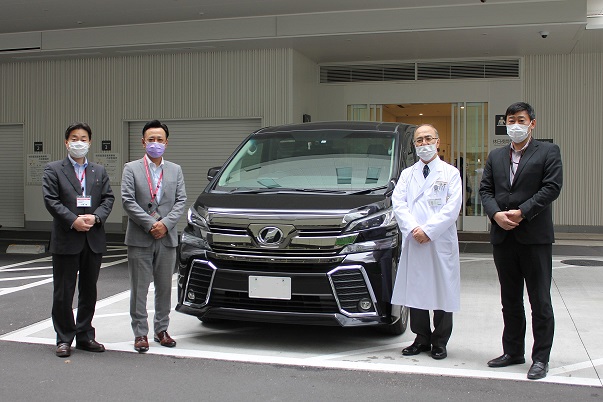東京医科大学病院に車両提供