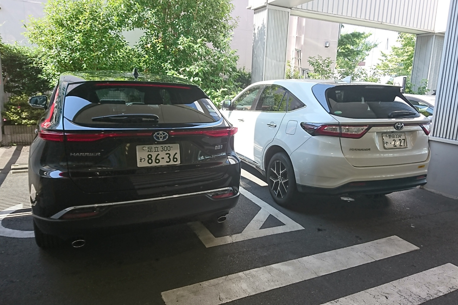 ハリアー リアビュー!