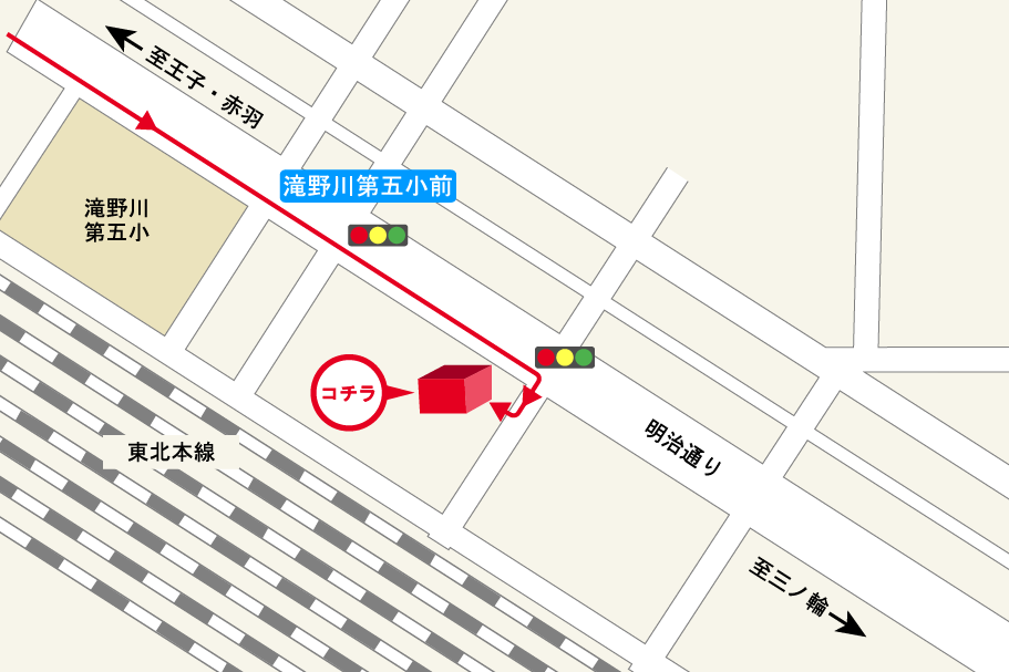 北店迂回路図