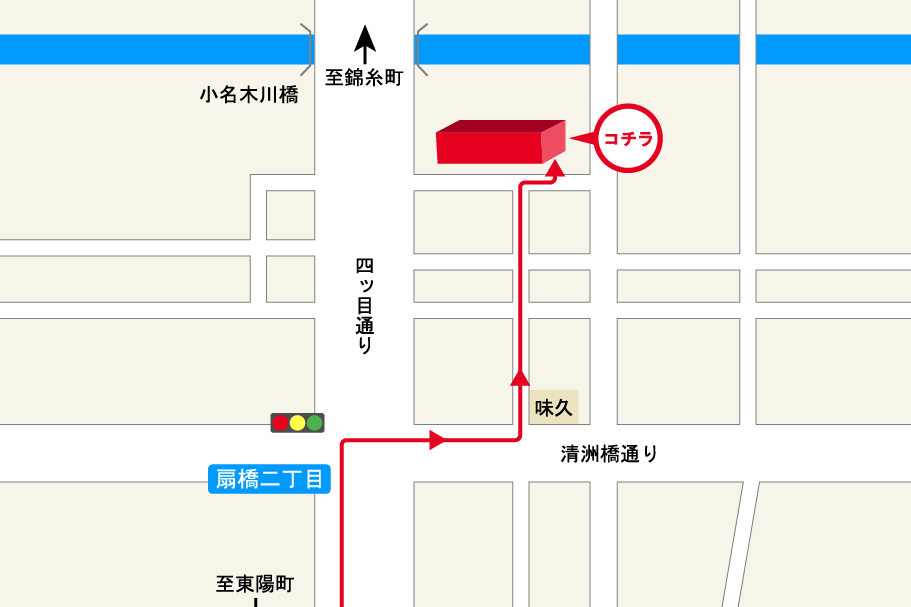 江東店迂回路図