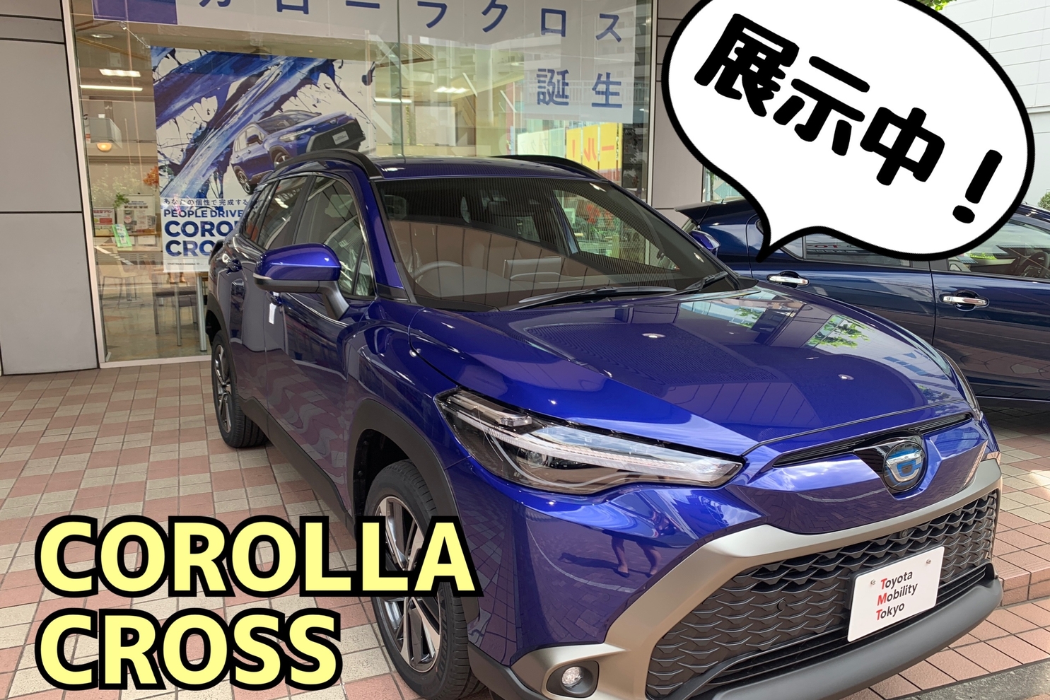 豊玉目白通り カローラクロス 展示車