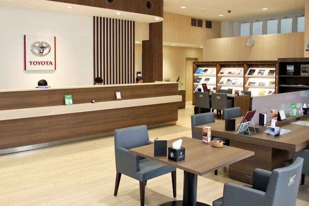 久が原店(旧:東京トヨタ久が原店)店内