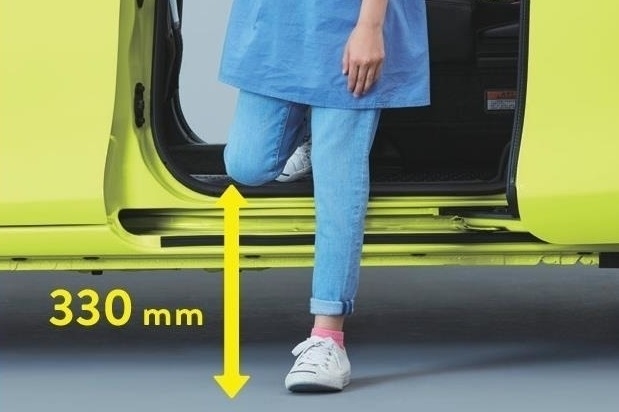 モデル入り素材】低床&フラットフロア*2WD車の数値