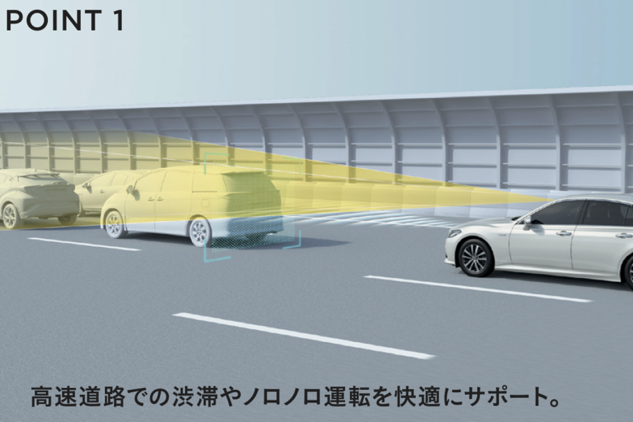 クラウン-新型クラウン✕トヨタモビリティ東京の安全・安心_レーダークルーズコントロール(全車速追従機能付)1