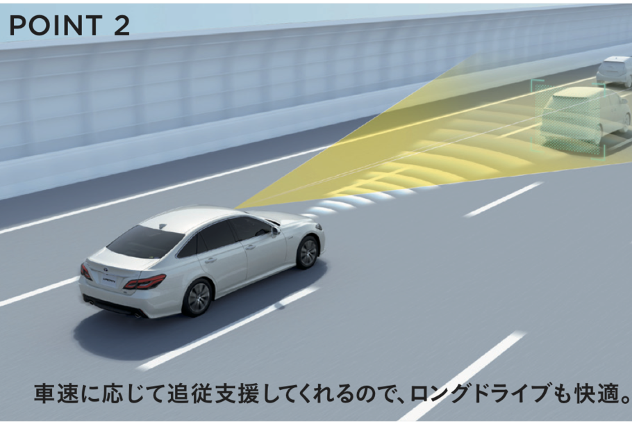 クラウン-新型クラウン✕トヨタモビリティ東京の安全・安心_レーダークルーズコントロール(全車速追従機能付)2