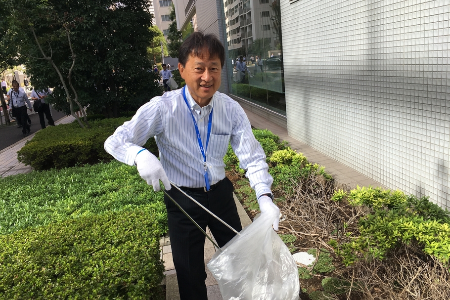 芝浦本社 周辺清掃活動